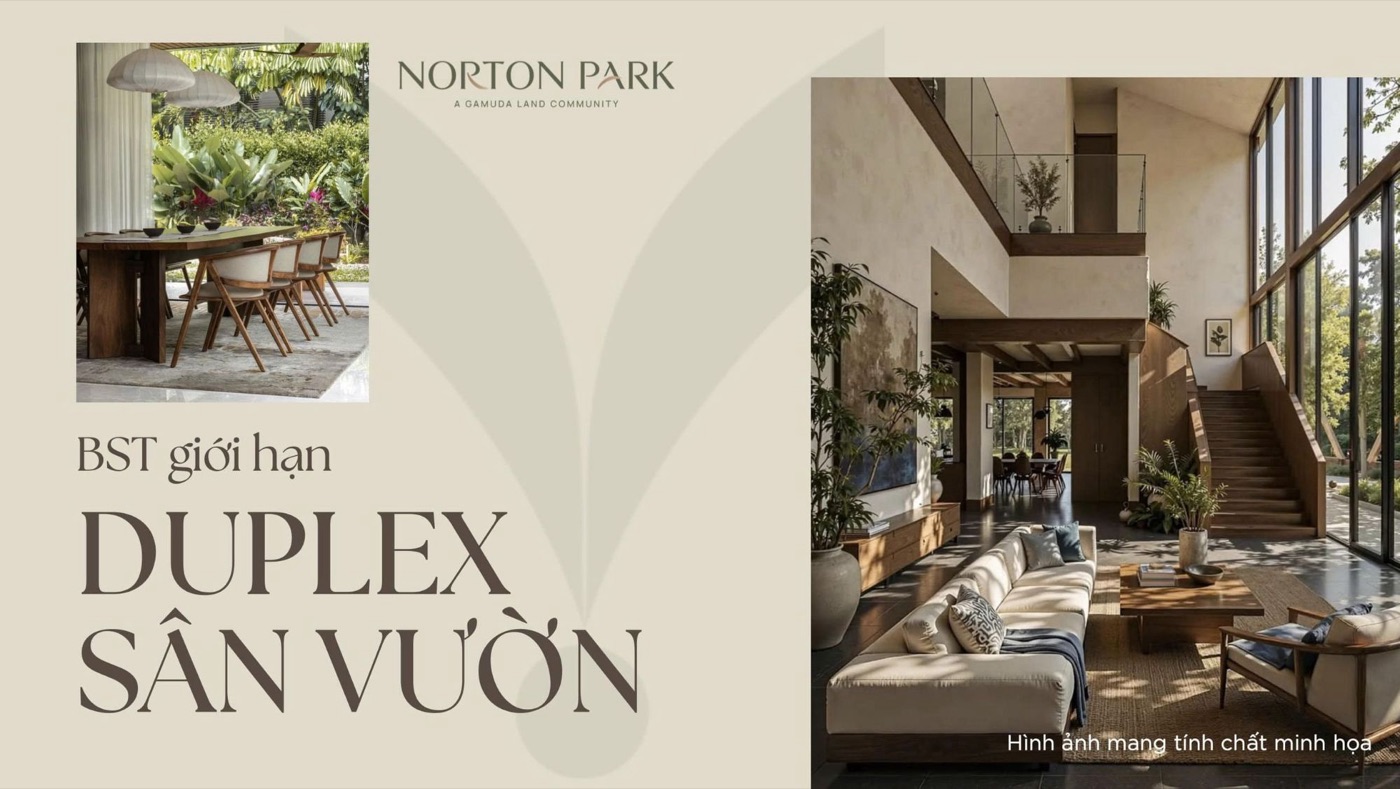 Duplex sân vườn – bộ sưu tập giới hạn Norton Park