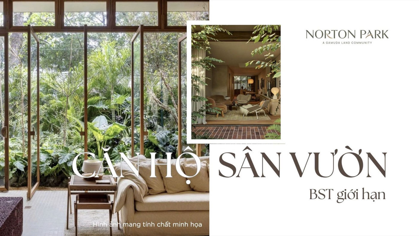 Căn hộ sân vườn – bộ sưu tập giới hạn Norton Park