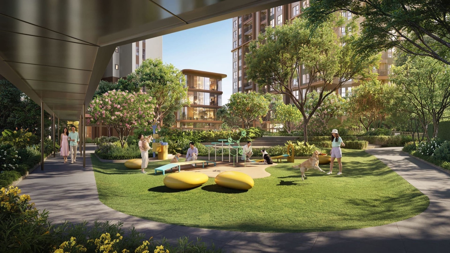Thảm cỏ cho trẻ em và thú cưng tại Norton Park